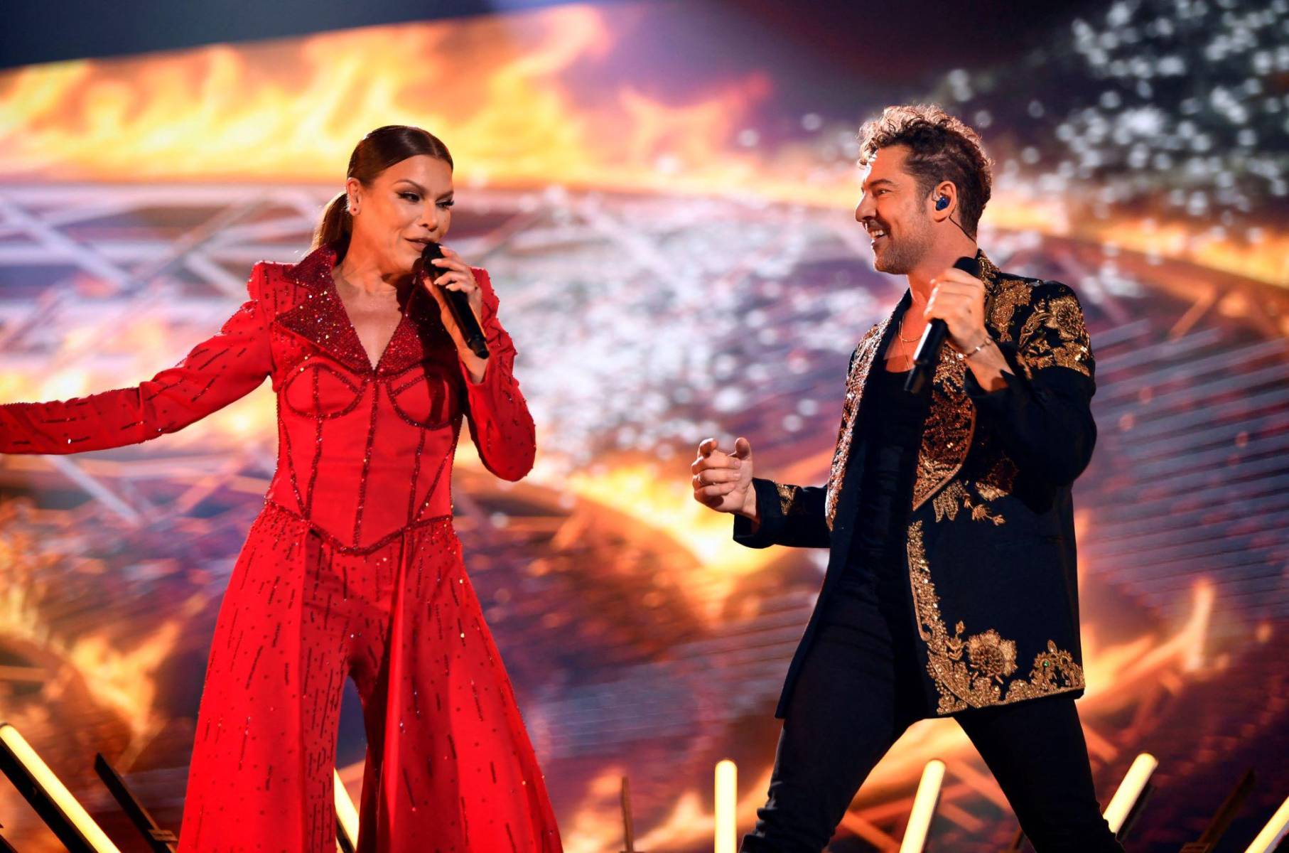 Olga Tañón y David Bisbal