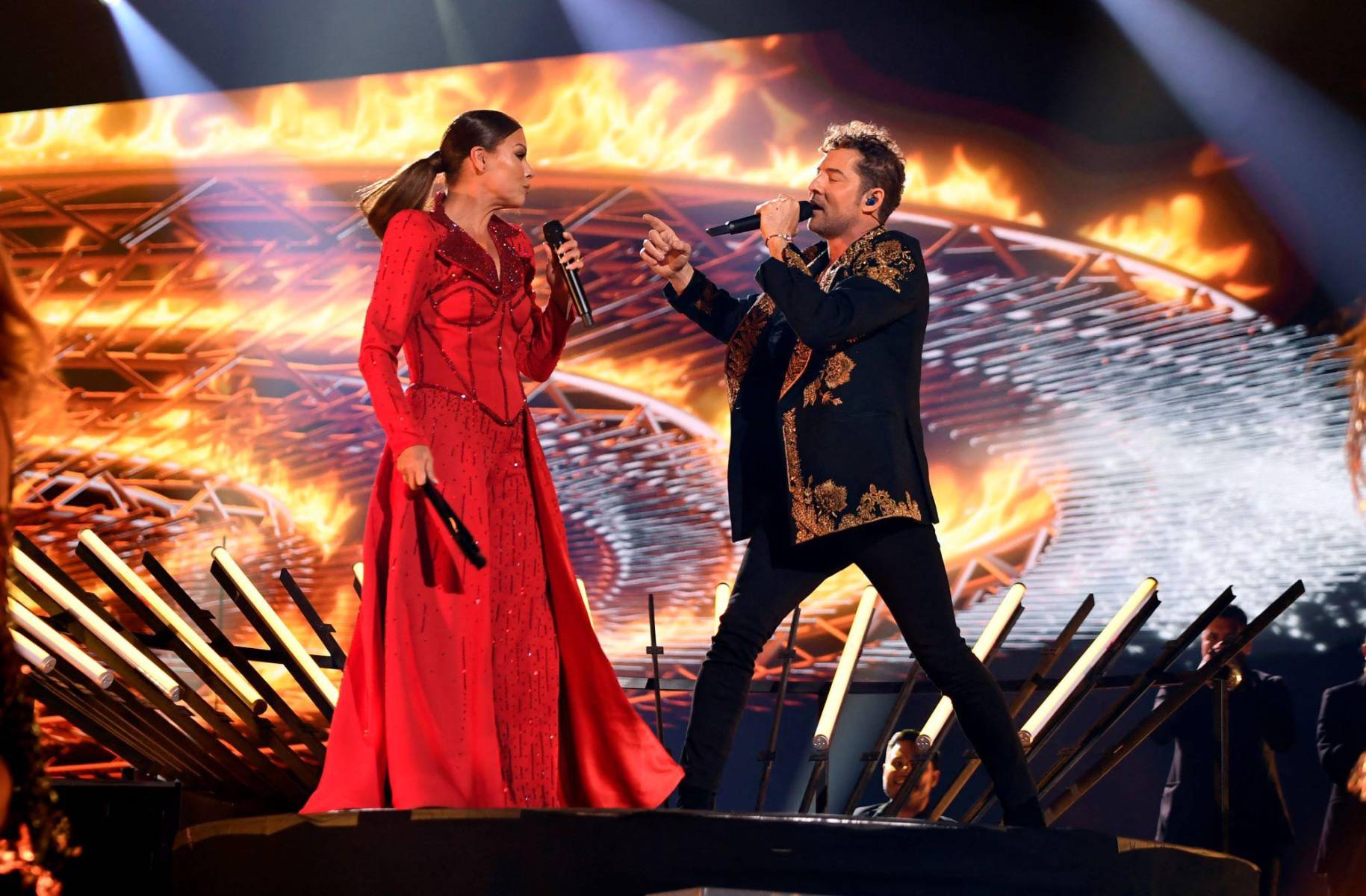 Olga Tañón y David Bisbal