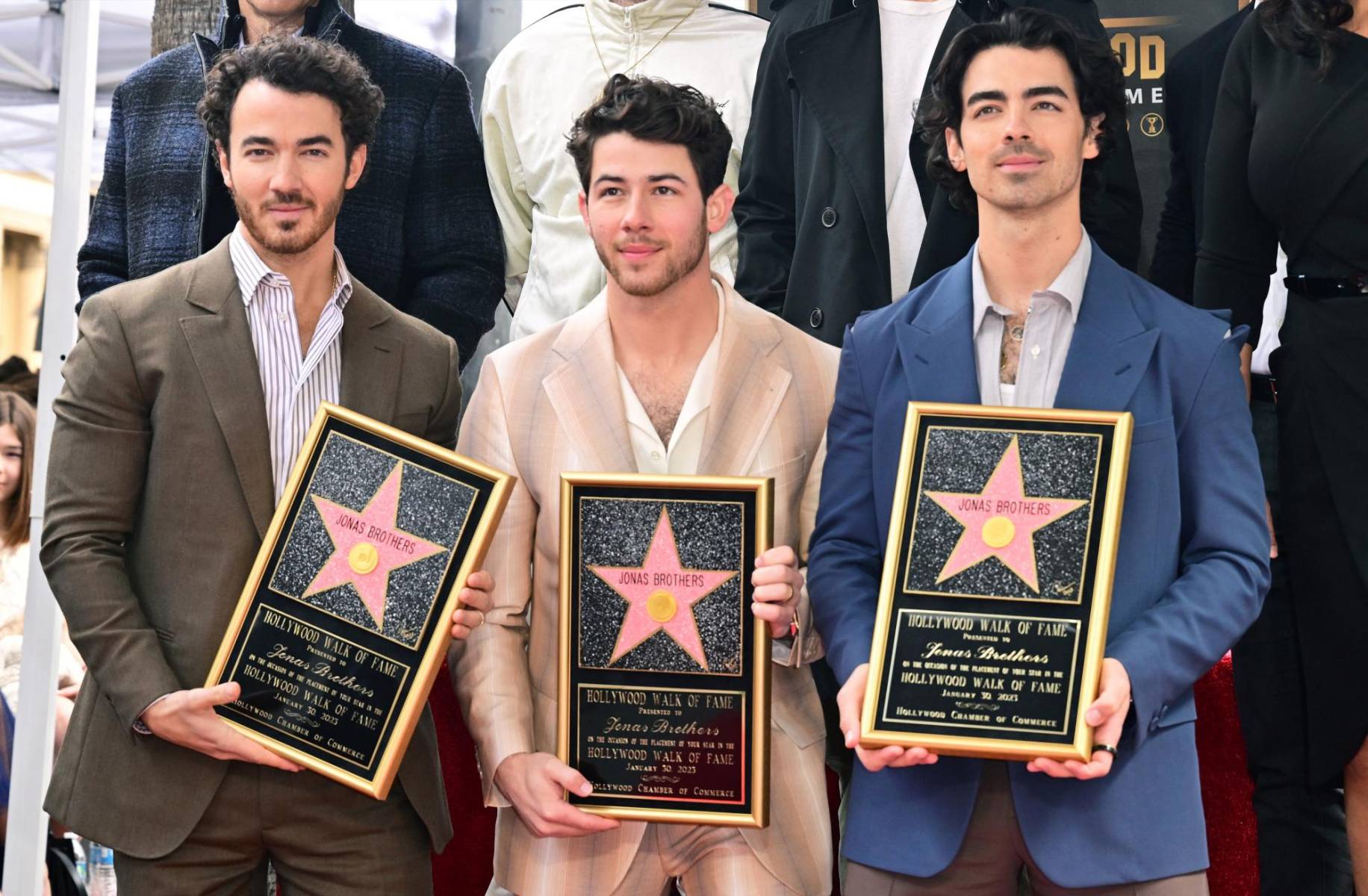 Los Jonas Brothers ya tienen su estrella en el Paseo de la Fama