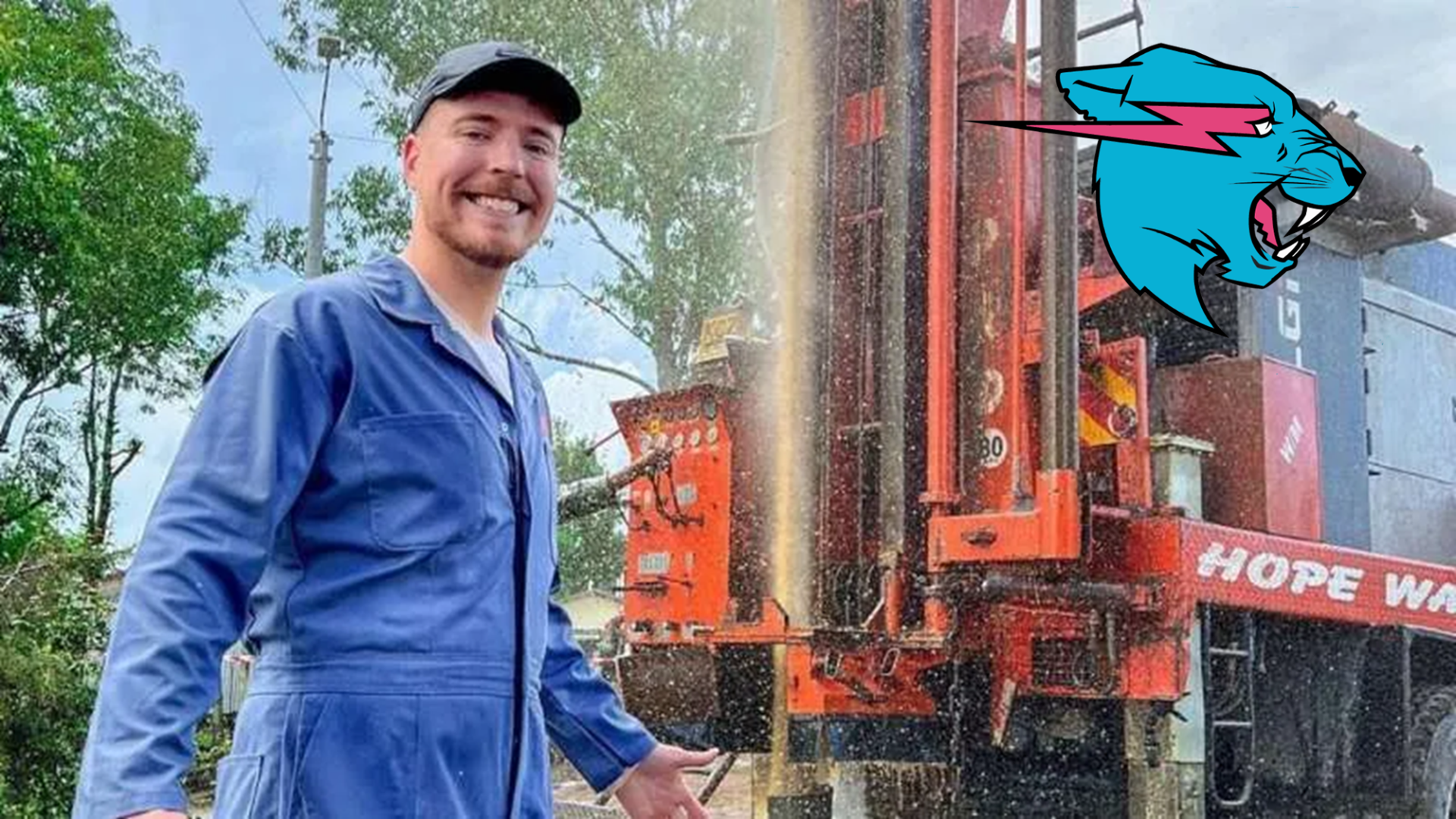 Famoso youtuber crea 100 pozos de agua potable en África