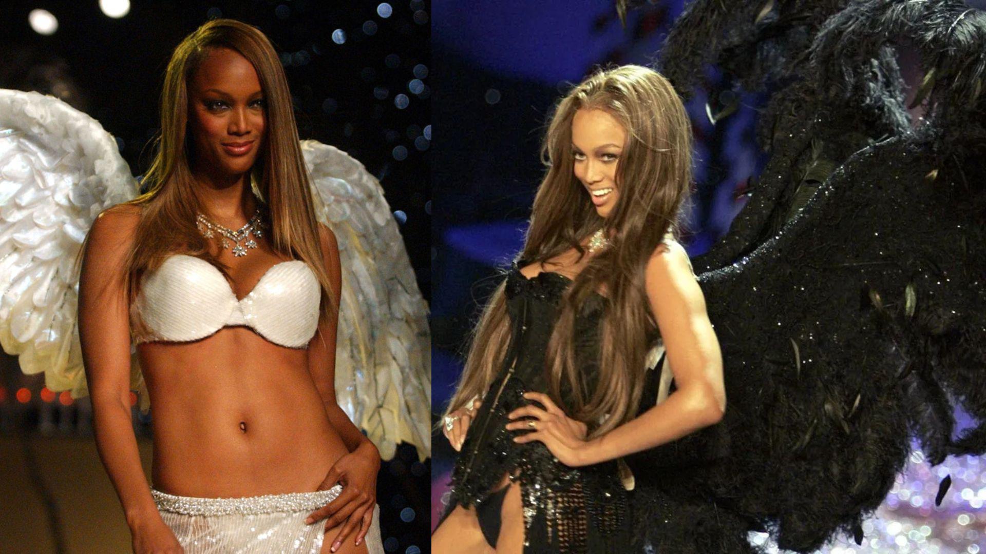 Tyra Banks: Fue la primera supermodelo afroamericana que participó en el Victoria’s Secret Fashion Show, marcó el camino para más diversidad en la industria. Caminó en 9 shows desde 1996 hasta el 2005.