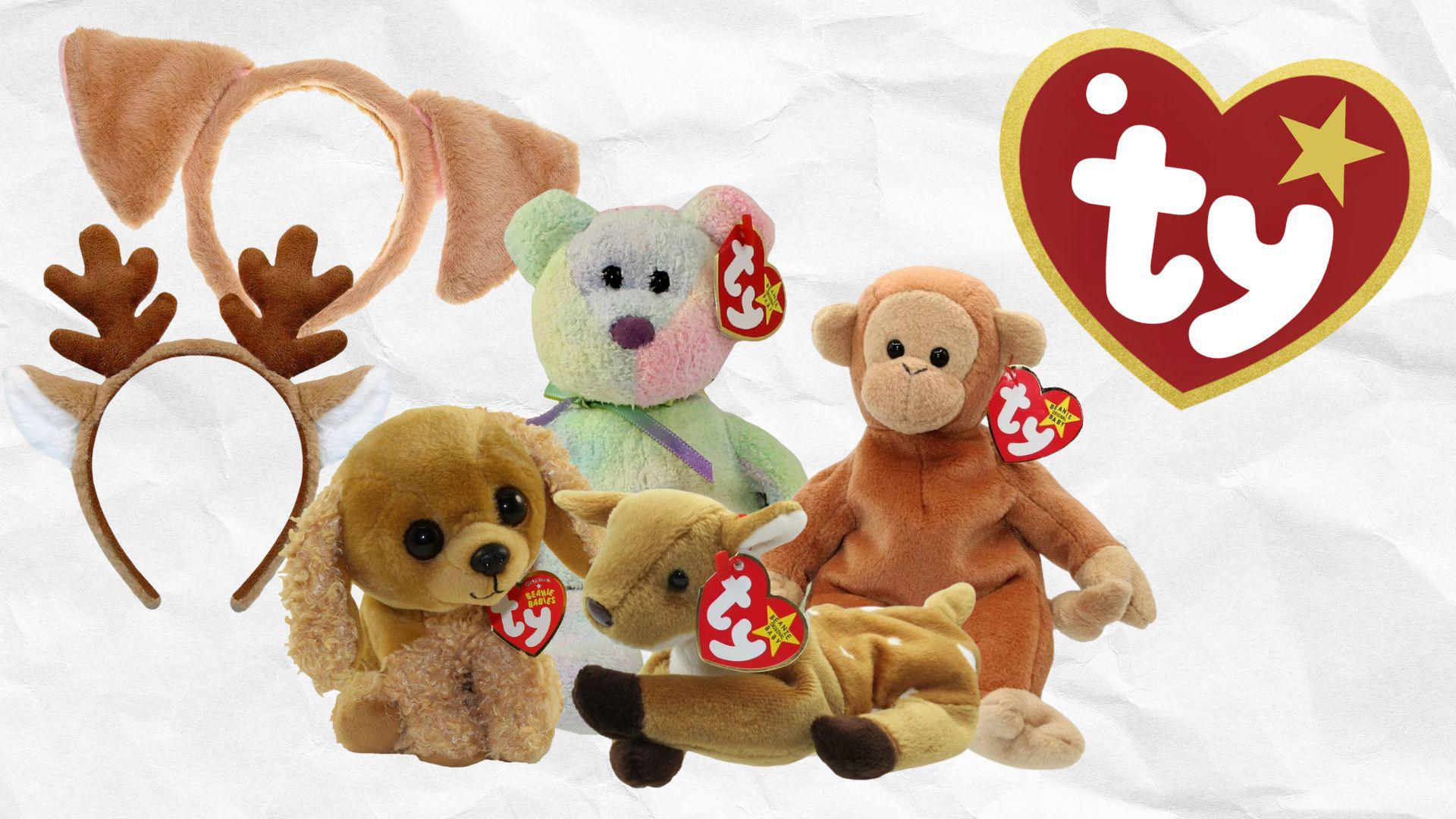 TY Beanie BabiesUna idea adorable y creativa para que un disfraz de animal no sea básico. Escoge a tu Beanie Baby favorito e imprime la etiqueta en un papel grueso. ¡Puedes DIY tus accesorios de animal con fieltro o cartulina!