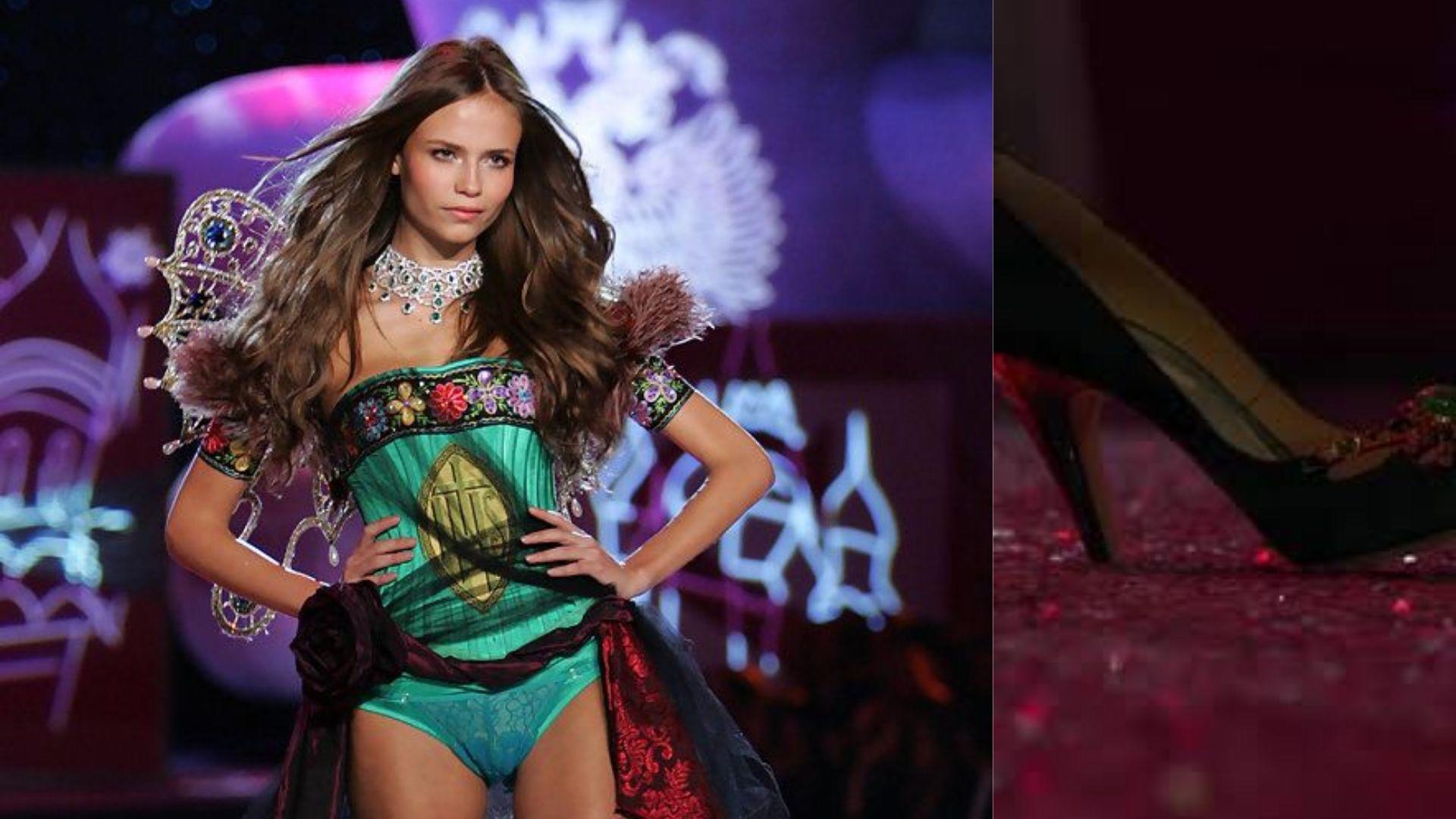 Natasha Poly tuvo problemas con uno de sus zapatos en el show de 2005. Ella decidió quitárselo a media pasarela y seguir caminando como si nada pasara. Al caminar de regreso, recogió su zapato para prevenir que sus compañeras se tropezaran.