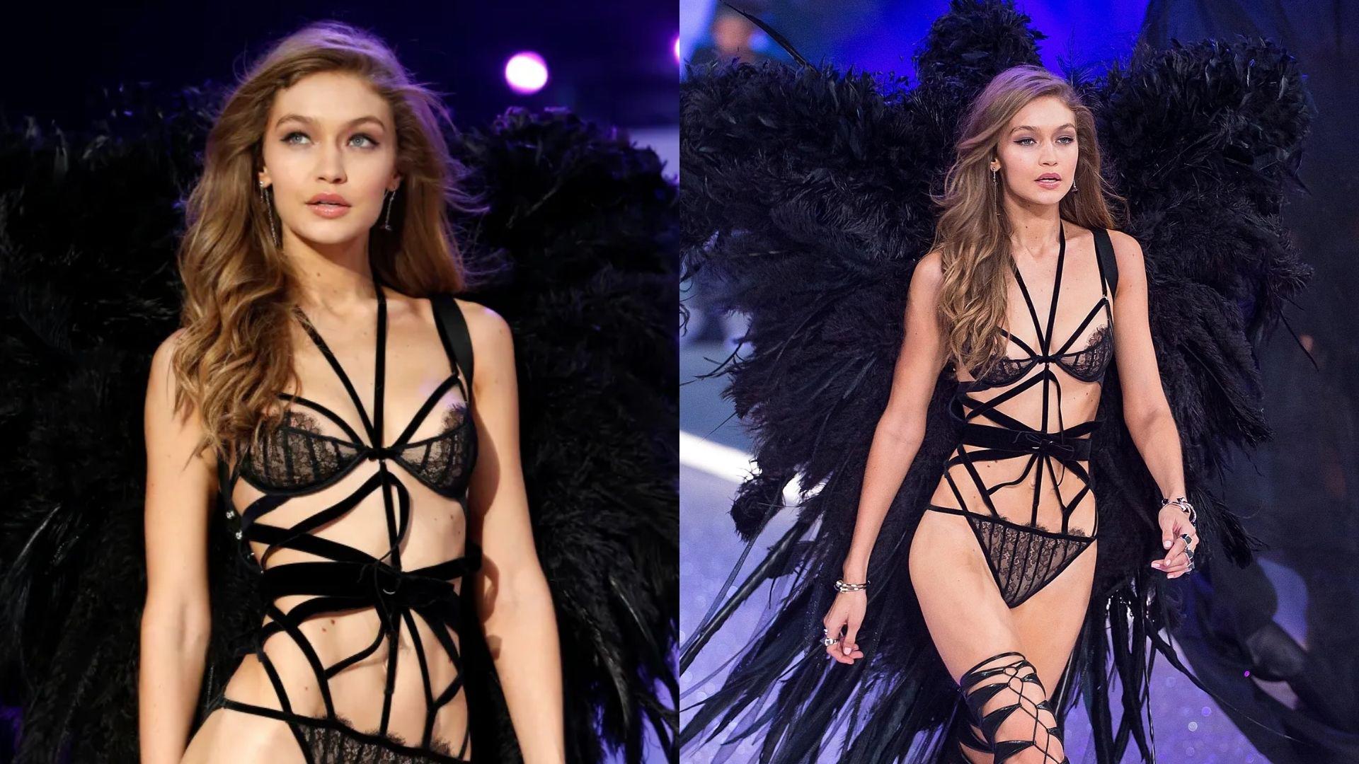 ¡Gigi Hadid tuvo un problema de vestuario! Su conjunto negro de estilo bondage con tiras se desmoronó mientras caminaba en el desfile de 2016 en París. Una de las correas se rompió mientras ella hacía su caminata, ella siguió confiada y no mostró ni una señal de preocupación.