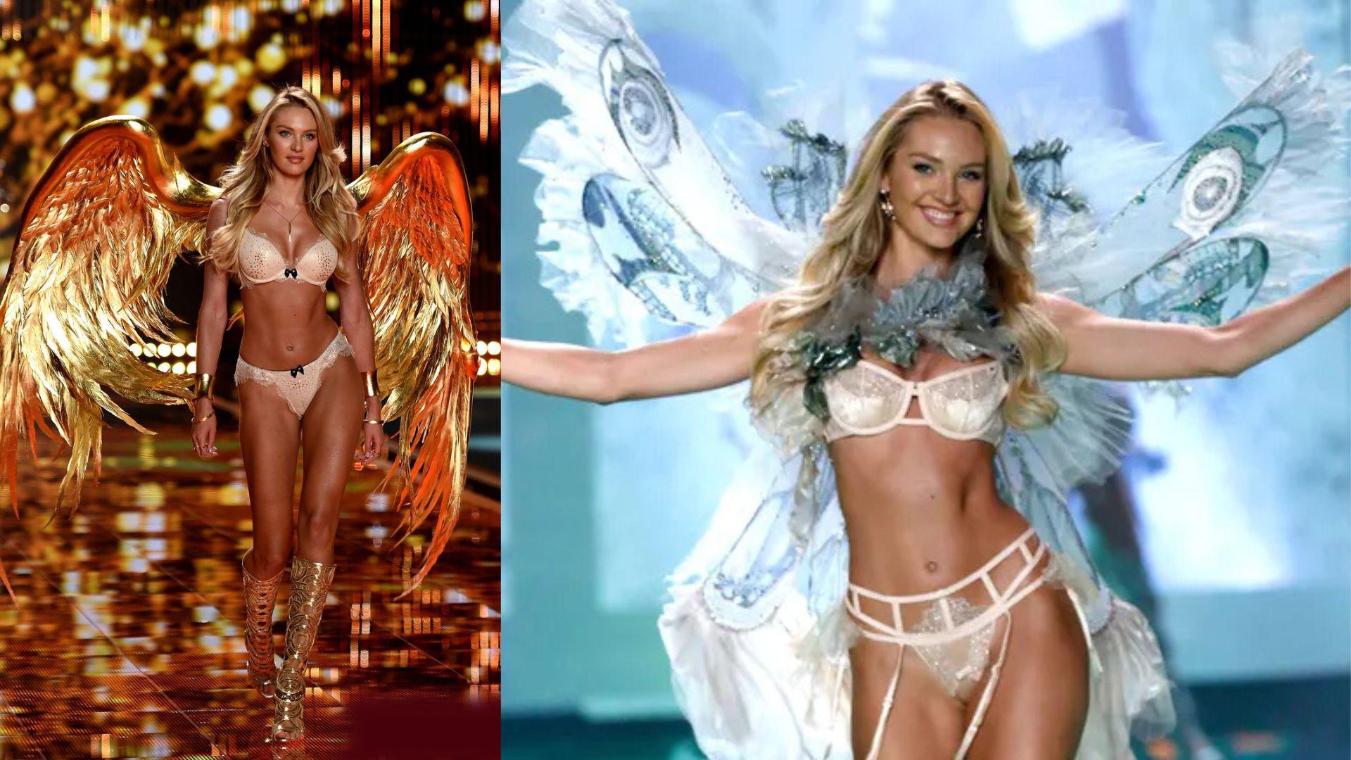 Candice Swanepoel tuvo una destacada participación en el Victoria’s Secret Fashion Show durante varios años, convirtiéndose en una de las modelos más icónicas de la marca. Swanepoel comenzó a modelar para Victoria’s Secret en 2007 y rápidamente se ganó un lugar como “ángel”, obteniendo el título oficial en 2010. Destacaba por su elegancia, caminó en 12 shows hasta el 2018.