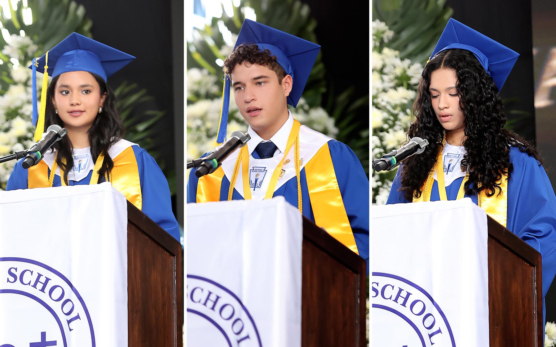 Las emociones estaban a flor de piel esa mañana en Macris School en Tegucigalpa, donde la clase 2026 vivió al máximo cada minuto de su esperada graduación. Las autoridades académicas dirigieron la ceremonia en la que los seniors escucharon los emocionantes discursos de los alumnos con mayores galardones: Yara Gutiérrez, Honor Student; Jorge Rodríguez, Salutatorian y Valeria Castillo, Valedictorian