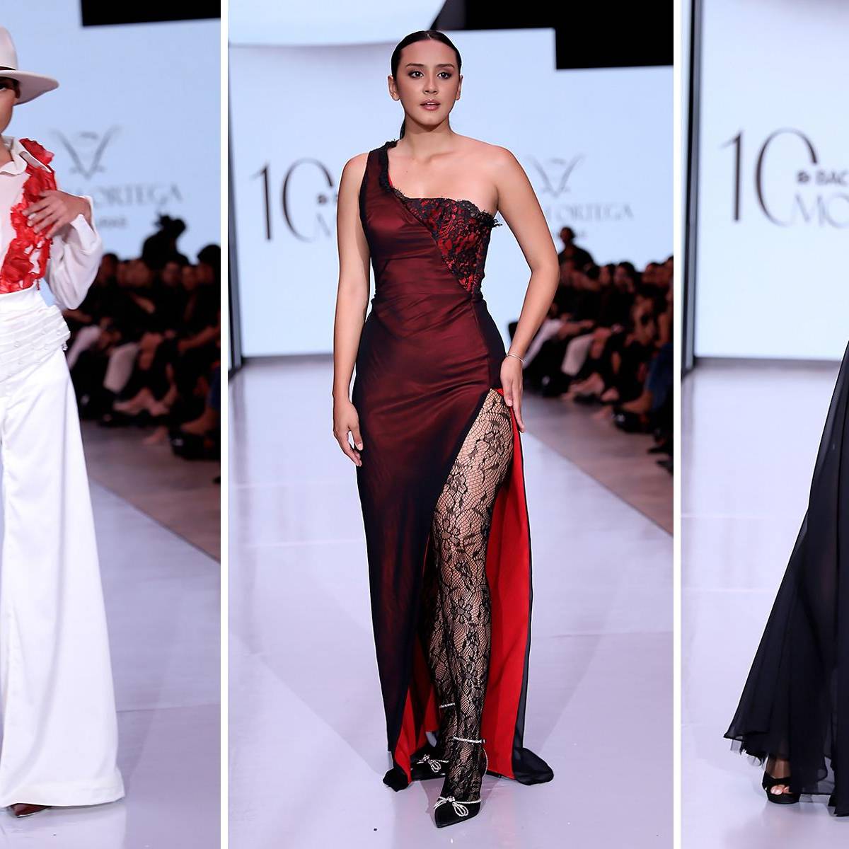 Las pasarelas de BAC Estilo Moda 2025 fueron testigos de las creaciones de la joven Julieth Ortega, quien convirtió las emociones de Blanca Olmedo en delicadas piezas: desde vestidos blancos que evocaban pureza, rojos intensos que transmitían pasión, hasta elegantes negros de gala que simbolizaban melancolía.