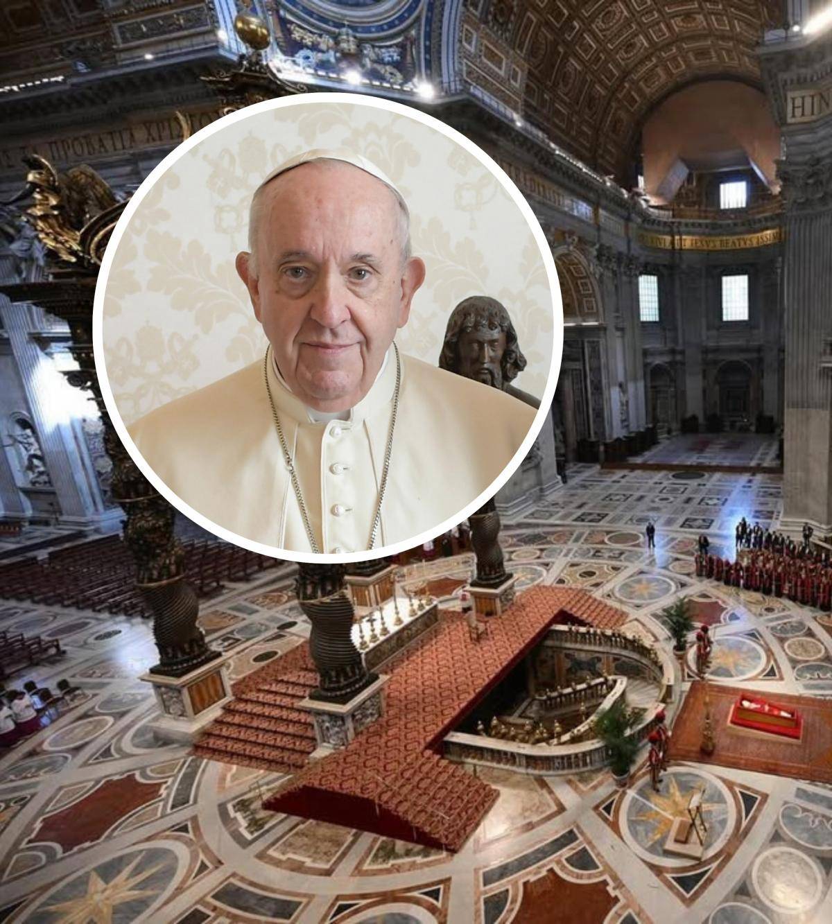 Así fue la procesión del Papa Francisco