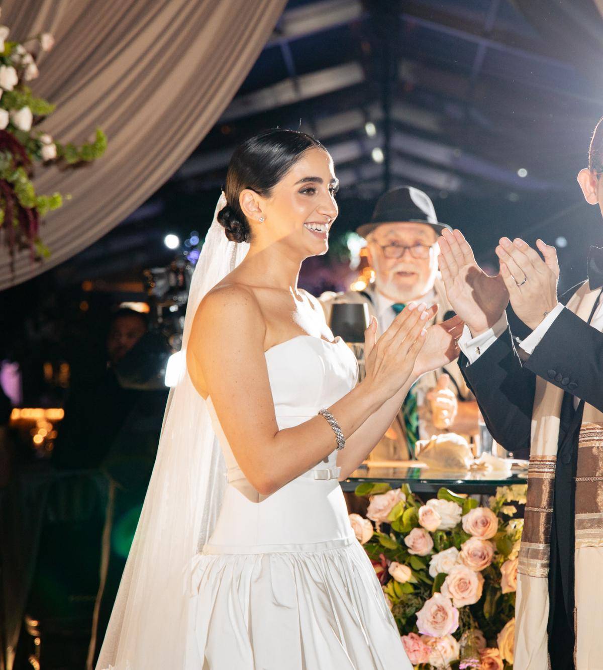 Renée Rosenthal y Rodrigo Rivera celebran una emotiva boda judía