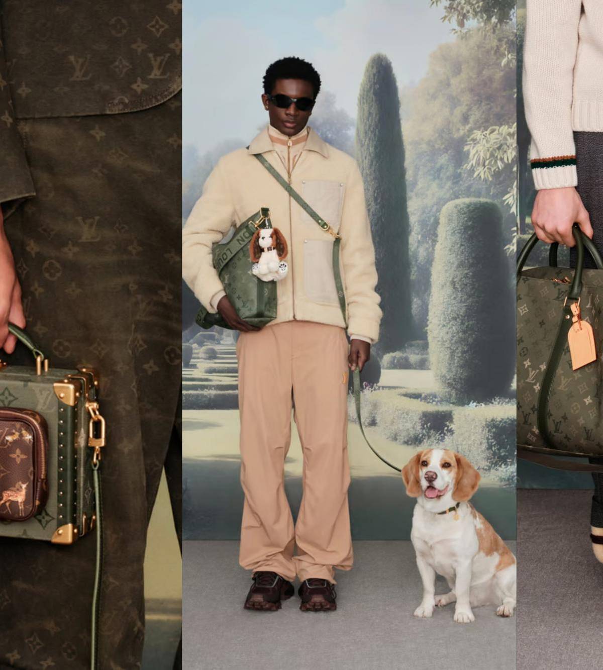 Pharrell Williams vuelve a sorprender al mundo de la moda con una propuesta que se aleja del streetwear vibrante para adentrarse en la elegancia rural del Reino Unido. La precolección masculina de Louis Vuitton para la próxima primavera/verano se inspira en el estilo del caballero británico, con referencias a la vida al aire libre, los paisajes de la campiña y la sofisticación interior de una casa de campo aristocrática. Con esta colección, Pharrell logra reinterpretar el lujo masculino bajo una mirada contemporánea y culturalmente rica, sin perder el ADN de la maison francesa.