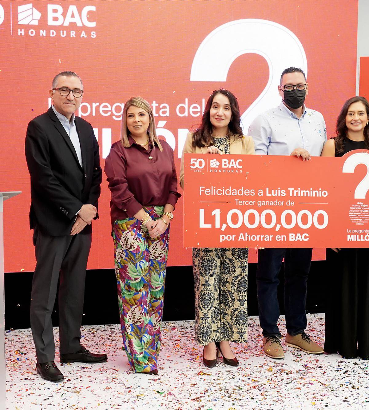 BAC entrega el tercer ganador de la Pregunta del Millón