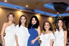 Angélica Micheletti, María Eugenia Siman, Claudia Kattán, Patricia Giacoman y Giselle Rishmawy.