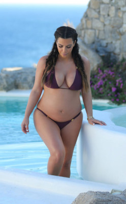 Las fotos Kim Kardashian en bikini