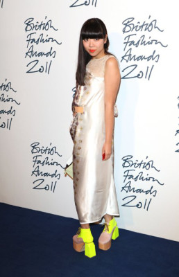 La alfombra de los British Fashion Awards