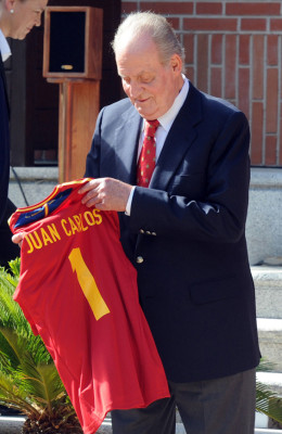 Las infantas celebran el gane de España