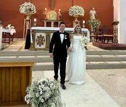 La boda religiosa de Dalton Barrosse y Annie Núñez