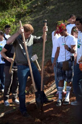 El príncipe Harry y su visita a Brasil