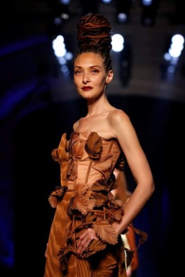 Jean Paul Gaultier trae el bosque otoñal a su pasarela