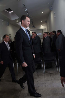 La visita del príncipe Felipe a Honduras