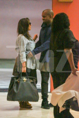 Fotografían a Kim junto a su hija