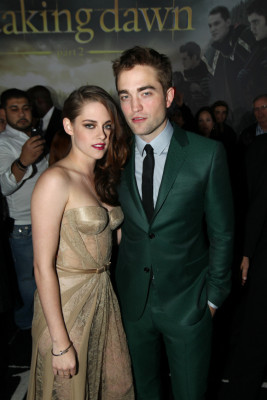 Pattinson y Stewart juntos en el estreno de Breaking Dawn