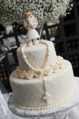 La primera comunión de Gaby Abudoj