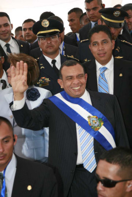 La toma de posesión de Porfirio Lobo Sosa