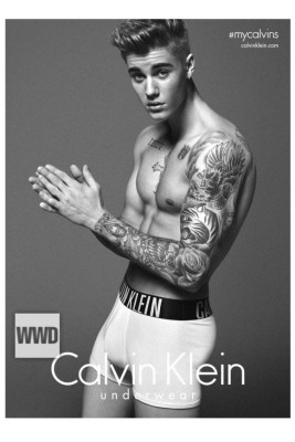 Justin Bieber, imagen de Calvin Klein