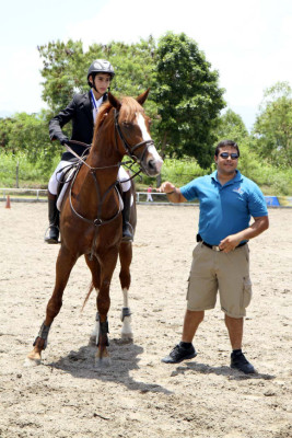 Competencia ecuestre de salto en La Lima
