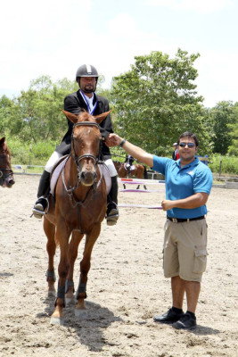 Competencia ecuestre de salto en La Lima