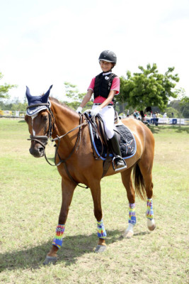 Competencia ecuestre de salto en La Lima