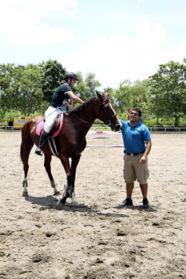 Competencia ecuestre de salto en La Lima