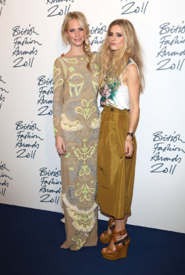 La alfombra de los British Fashion Awards
