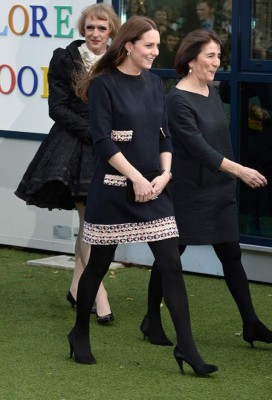 Kate Middleton, radiante en pleno embarazo