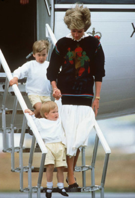 La infancia del príncipe William