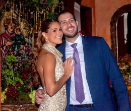 La boda civil de Carlos Simán y Marcela Andonie