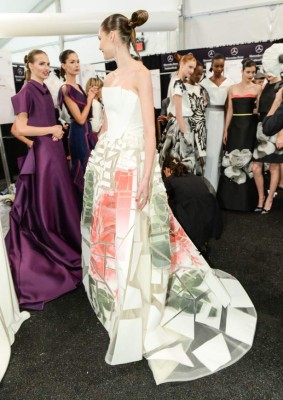 Backstage de Carolina Herrera