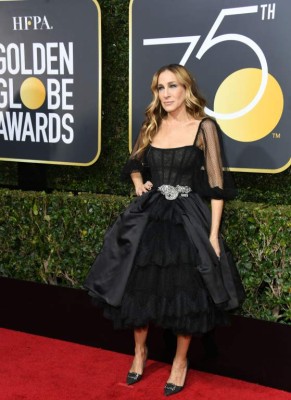 Sarah Jessica Parker arrives for the 75th Golden Globe Awards on January 7, 2018, in Beverly Hills, California. / AFP PHOTO / VALERIE MACON