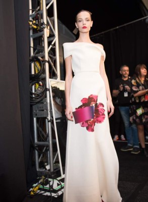 Backstage de Carolina Herrera