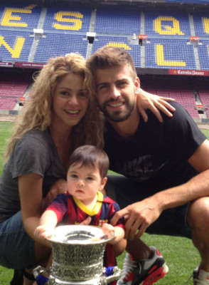 Milan, Shakira, Piqué y la Supercopa
