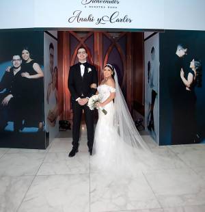 La boda eclesiástica de Carlos Méraz y Anahí Figueroa