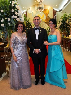 Roberto Facussé y Sophie Andonie unen sus vidas en matrimonio&nbsp;&nbsp;