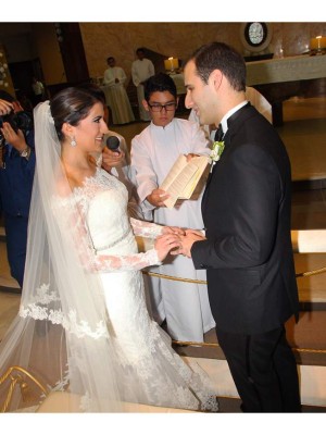 Roberto Facussé y Sophie Andonie unen sus vidas en matrimonio&nbsp;&nbsp;