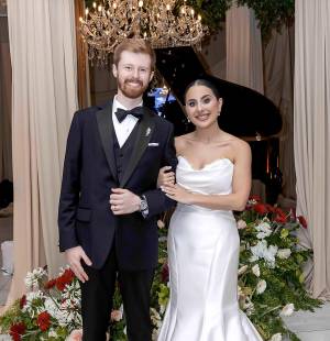 La elegante recepción de la boda de Walter Smith y Andrea Jordan