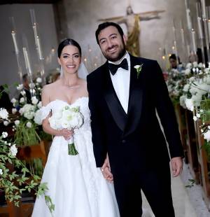 Una boda que celebró el amor y la elegancia fue la de Victoria Khury y Víctor Kafati.