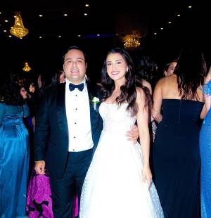 La elegante boda de Christopher Fuschich y Giovana Handal