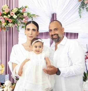 El bautizo de Arwa Soraya Handal Janania