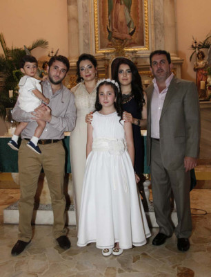 La primera comunión de Gaby Abudoj