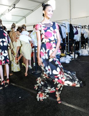 Backstage de Carolina Herrera