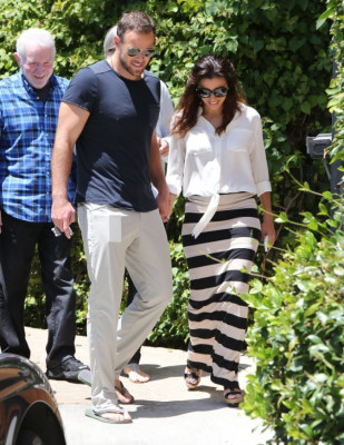 Eva Longoria y Ernesto Argüello visitan España